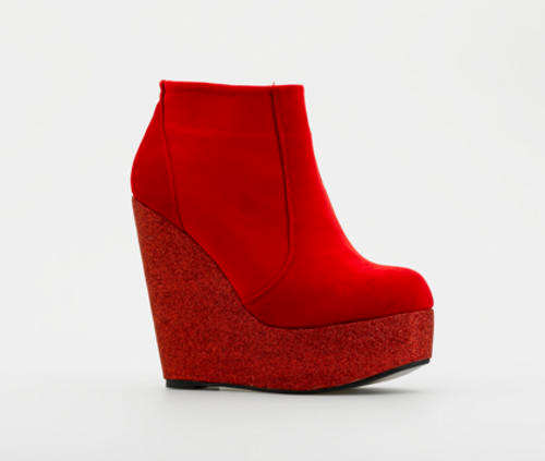 ***STUNNING!!!   LADIES WEDGE ANKLE BOOT  (LIMITED STOCK)  SIZE 3-8