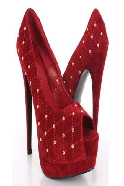 STUNNING!!!   LADIES HIGH HEEL PEEP TOE PUMPS   (SIZE 8)