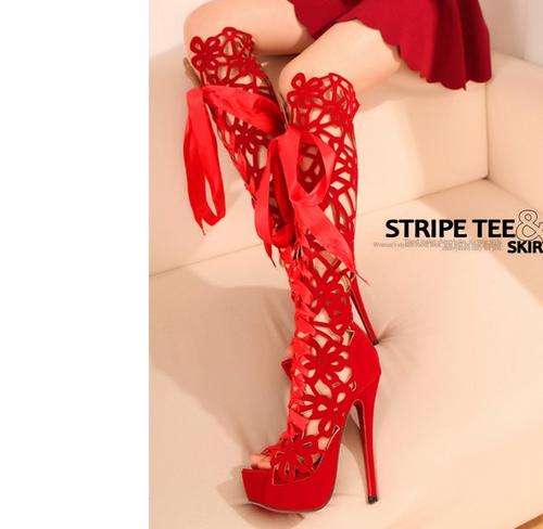 STUNNING!!!   LADIES HIGH HEEL BOOTS   **2 COLOURS**   (SIZE  2.5 - 6)