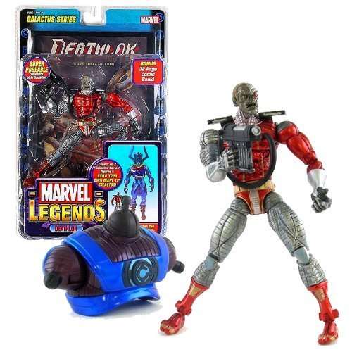 Toy Biz Year 2005 Marvel Legends Galactus Series 6 Inch Tall Action Figure - DEATHLOK with 39 Points