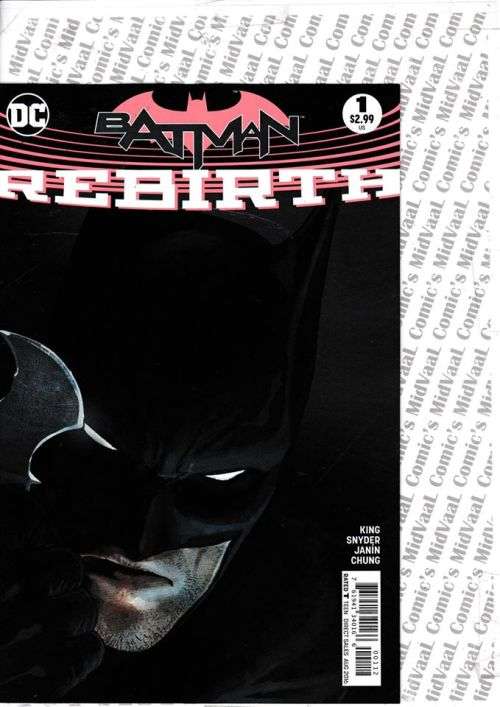 BATMAN REBIRTH # 1 MINT 2nd PRINT
