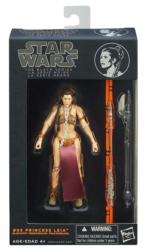 Star Wars The Black Series #05 Princess Leia Slave Outfit 6 Inch Figure by Hasbro