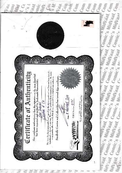 SUPERMAN # 58 MINT SIGNED BY DAN JURGENS WITH A SMALLVILLE COMICS COA