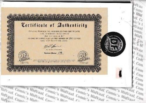 JUSTICE LEAGUE # 1 JIM LEE COVER - MINT SPECIALLY LIMITED SERIES OF 25 SIGNED BY SCOTT WILLIAMS 146/