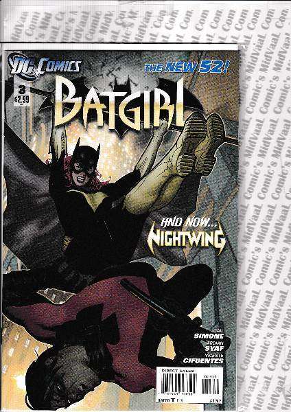 BATGIRL THE NEW 52! # 3 MINT