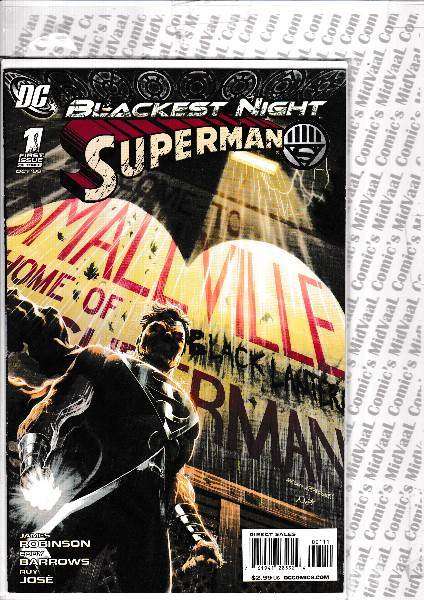 BLACKEST NIGHT - SUPERMAN # 1 OF 3 MINT