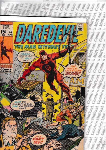 DAREDEVIL # 74 CONDT GOOD - MARCH.1971
