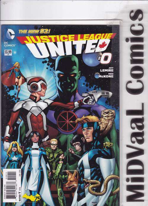 JUSTICE LEAGUE UNITED - THE NEW 52! # 0 MINT
