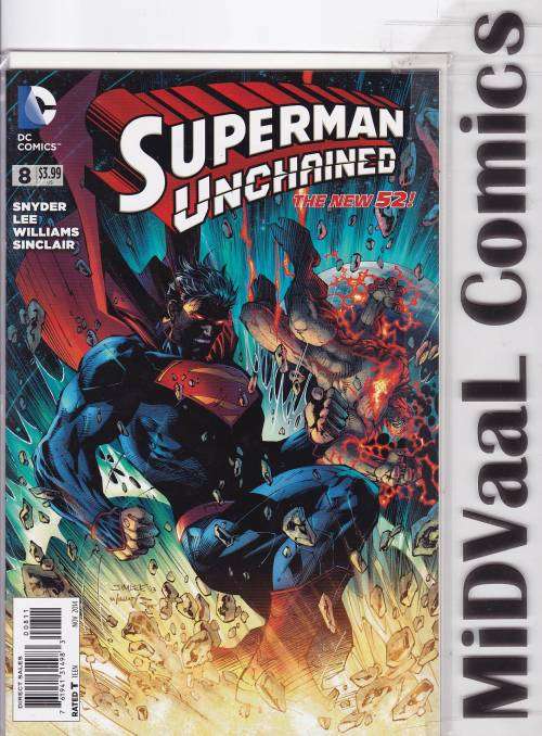 Superman UNCHAINED - THE NEW 52! # 8 MINT
