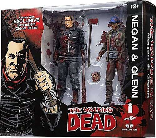 McFarlane Toys The Walking Dead Negan & Glenn Exclusive Action Figure 2-Pack [Full Color]
