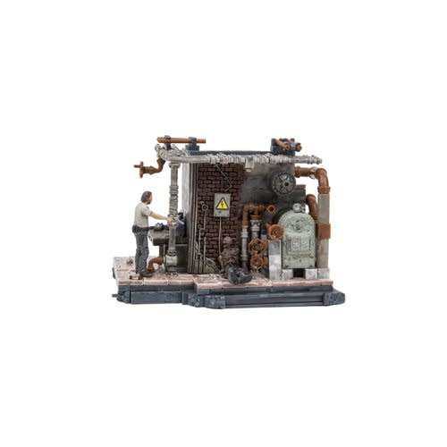McFarlane Toys Construction Sets, The Walking Dead TV Prison Boiler Room, Play Set  Buildable Prison