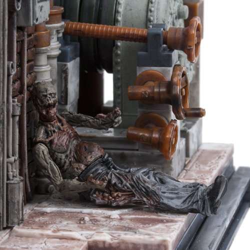 McFarlane Toys Construction Sets, The Walking Dead TV Prison Boiler Room, Play Set  Buildable Prison