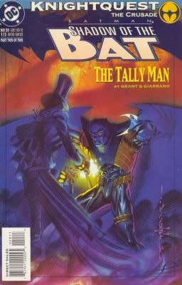 Batman: Shadow of the Bat Issue # 20 Knightquest Crusade tie-in  "The Tally Man Part 2 of 2"