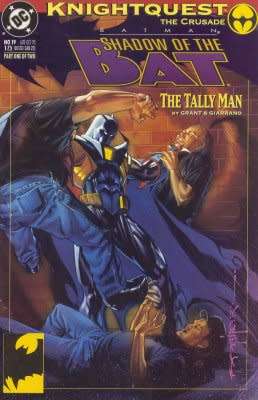 Batman: Shadow of the Bat Issue # 19 1st appearance Tally Man  Knightquest: The Crusade Tie-In