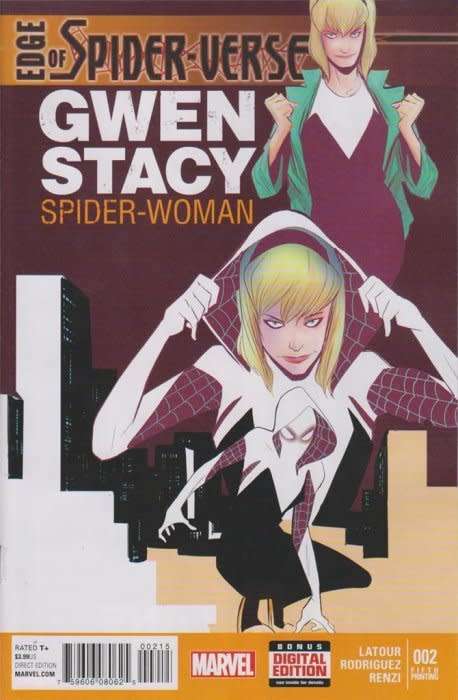 Edge of Spider-Verse Issue # 2-5th print 5th Printing Robbi Rodriguez Variant Cover