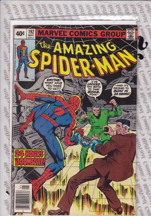 The Amazing Spider-Man Issue # 192 CONDT VERY FINE  Death of Spencer Smythe.