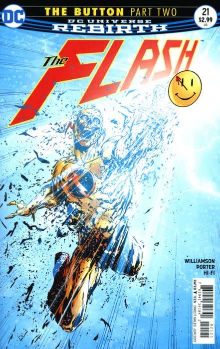 The Flash Issue # 21b Variant Jason Fabok Non-Lenticular Cover
