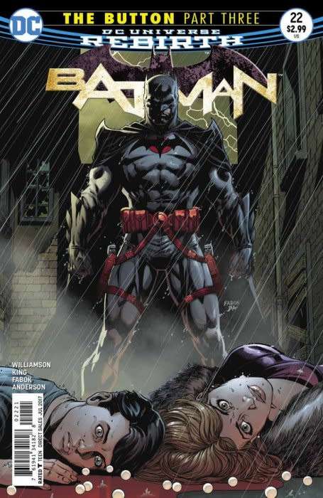 Batman Issue # 22b Variant Jason Fabok Non-Lenticular Cover