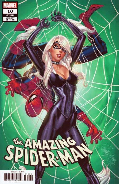 The Amazing Spider-Man Issue # 10c Variant J Scott Campbell Black Cat Cover