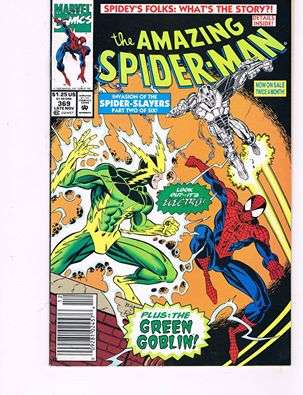 THE AMAZING SPIDER-MAN # 369 LATE NOV.1992 NEAR MINT