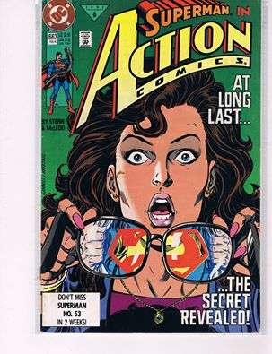 SUPERMAN IN ACTION COMICS # 662 CONDT GOOD +