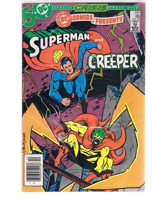 SUPERMAN and CREEPER # 88 DEC.1985 CONDT VERY GOOD ++