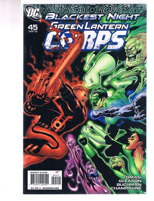 BLACKEST NIGHT - GREEN LANTERN CORPS # 45 MINT