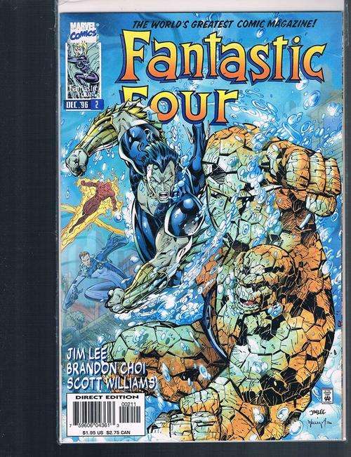 FANTASTIC FOUR # 2 ( JIM LEE COVER) MINT