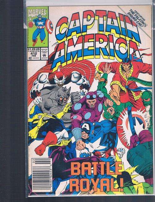 CAPTAIN AMERICA # 412 CONDT GOOD ++