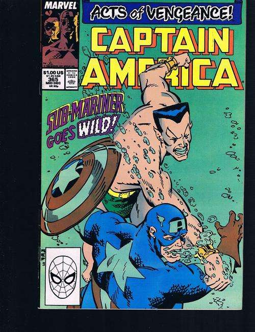 CAPTAIN AMERICA # 365 NEAR MINT