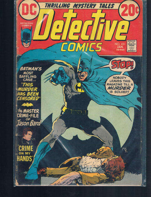 DETECTIVE COMICS # 431 JAN.1973 CONDT GOOD+