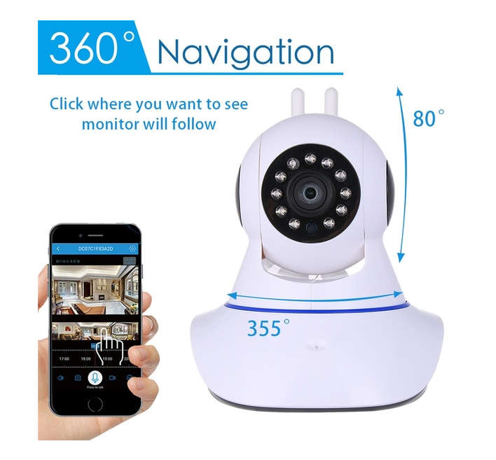 2019 New Wireless Pan Tilt HD1080P Security Network CCTV IP Camera Night Vision WIFI IR
