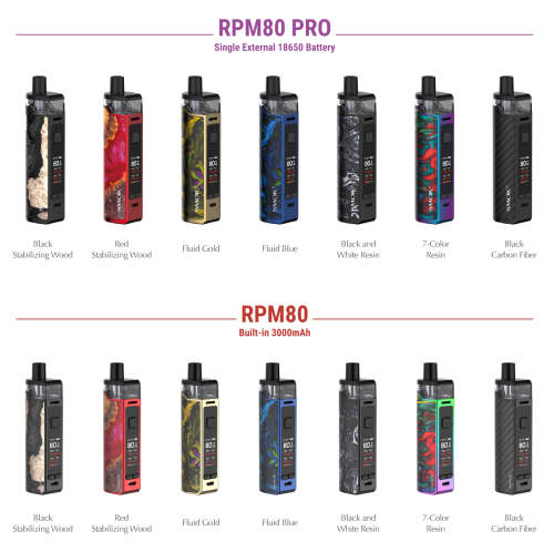 SMOK RPM80 Pro - Black Carbon Fiber