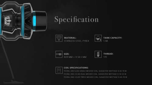 Uwell Crown 5 Tank - Blue