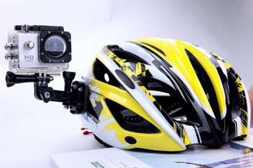 Full HD 1080p Action Sport Waterproof Camera for Videos and Photos, Helmetcam (30m Waterproof)