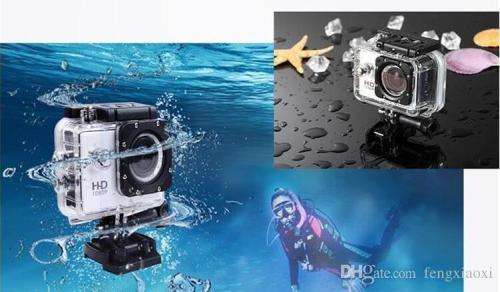 Full HD 1080p Action Sport Waterproof Camera for Videos and Photos, Helmetcam (30m Waterproof)