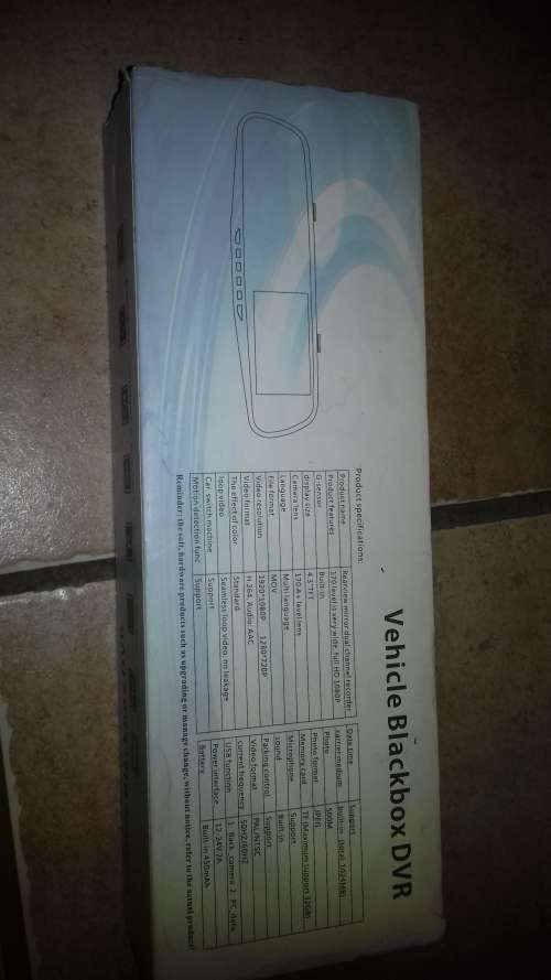 vehicle blackbox DVR 4.3 inch TFT Full HD 1080P