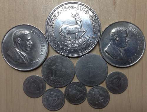 South Africa Silver Coin Lot