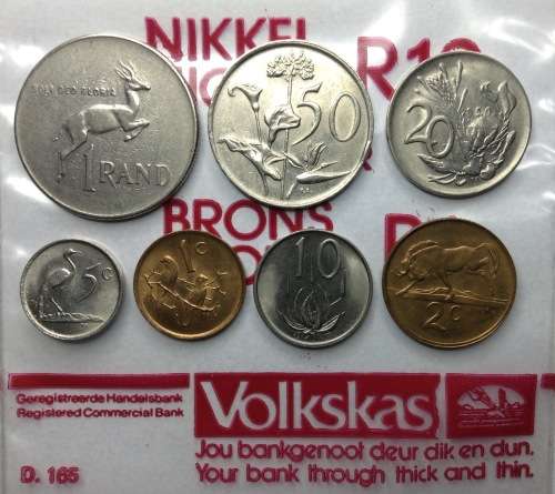 South Africa 1980's lot in Volkskas ziplock bag