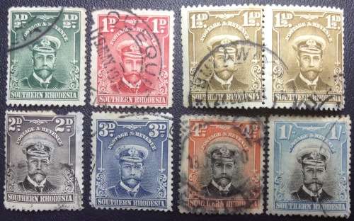 Southern Rhodesia 1924 King George V lot