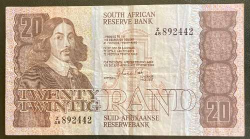 GPC de Kock R20 3rd Issue Replacement Note
