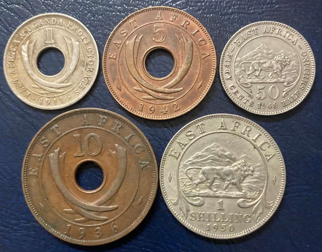 British East Africa Coin Lot