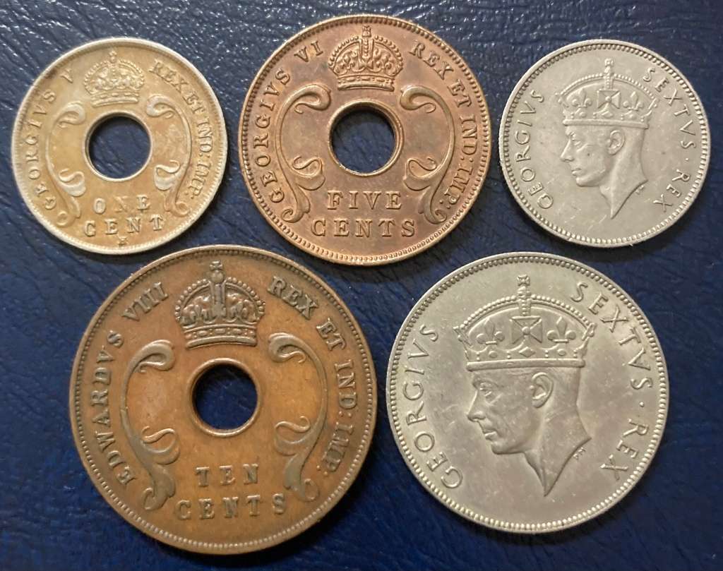 British East Africa Coin Lot