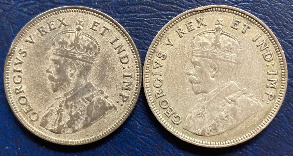 East Africa 1922 + 1924 Shilling