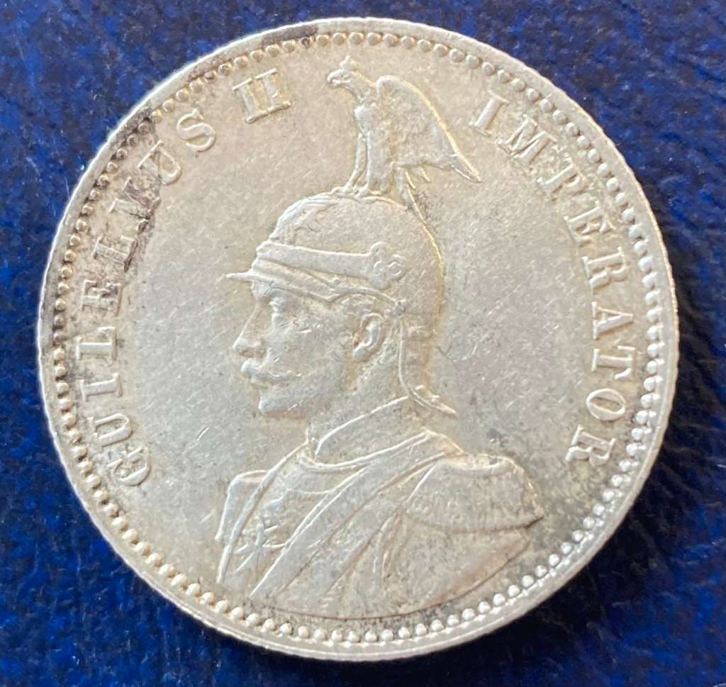 German East Africa 1913 1/2 Rupie