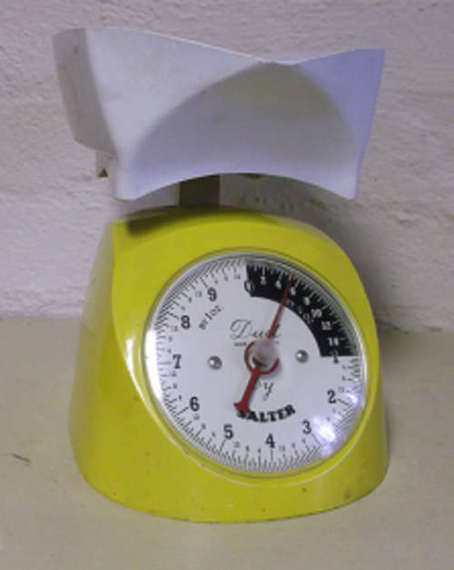 Funky Vintage Salter Metal Scale