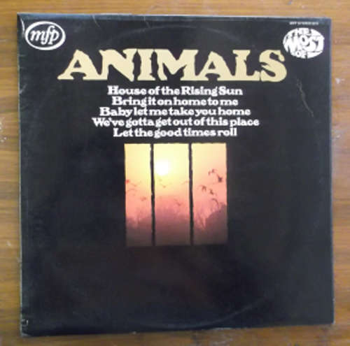 The Animals - MFP - Compilation - LP Vinyl - 1971 Dutch Pressing - MFP5218