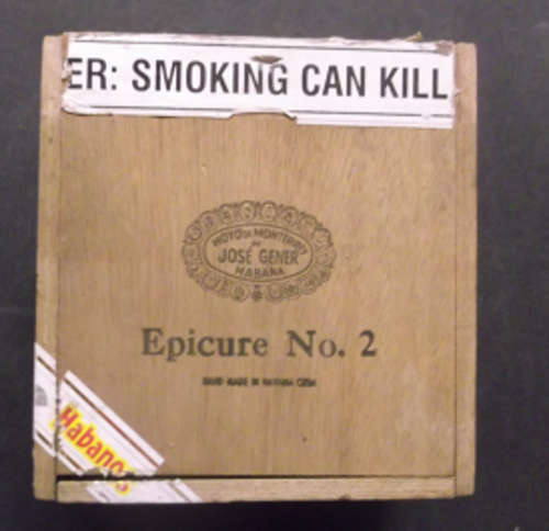 Jose Gener - Habana - Epicure No. 2 Cigar Box