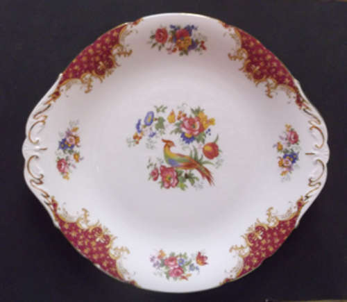 Paragon Porcelain Cake Plate - Rockingham - Mint Condition