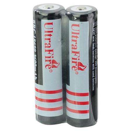 2 x UltraFire BRC 18650 3600mAh Rechargeable Li-ion Battery 3.7V